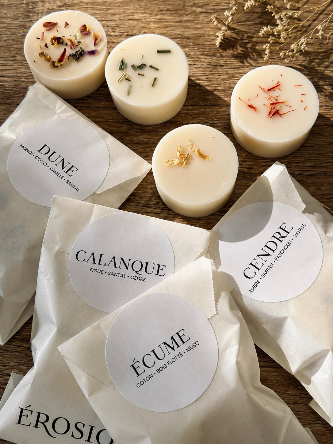 Coffret découverte de 4 fondants parfumés